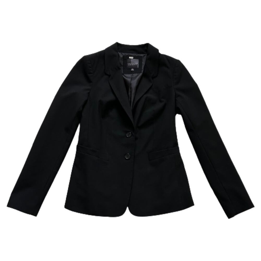 The Limited Blazer Black Collection Black Button Front Career Jacket Size 2 - Picture 11 of 11